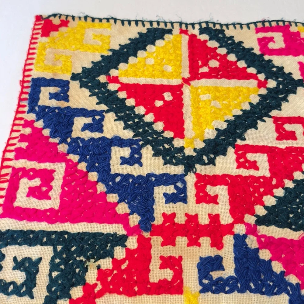 Handmade textile panel